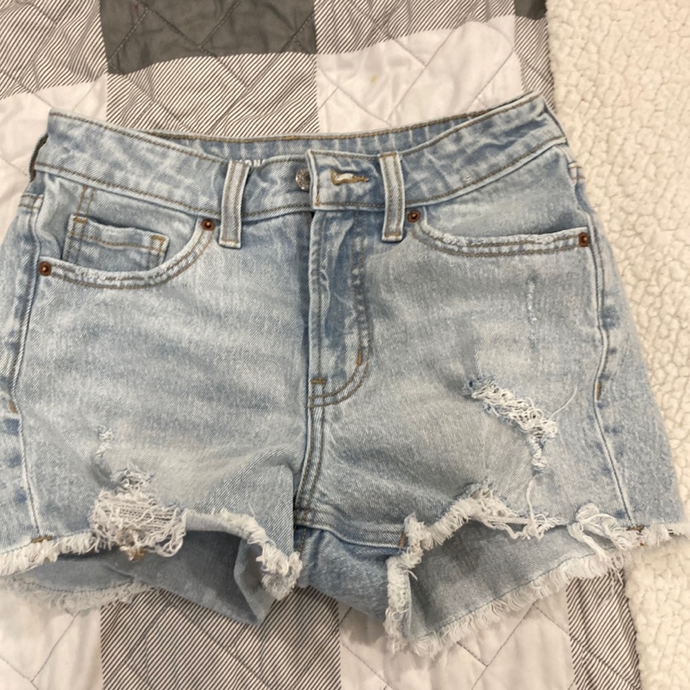 XS high rise old navy jorts